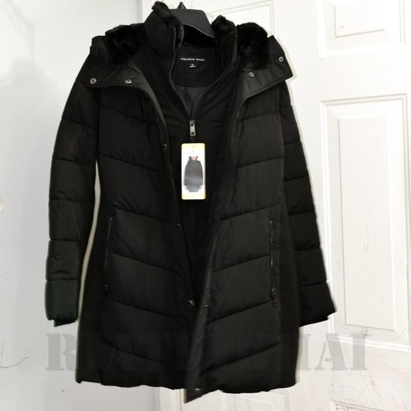 NWT BLACK Ladies' Walker Jacket Andrew Marc - Picture 7 of 13